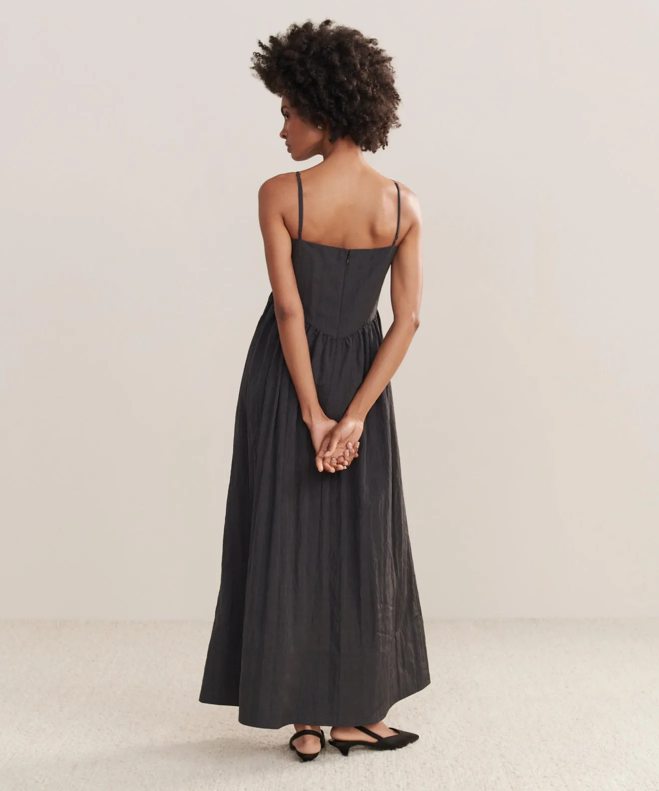 Clasp-Closure Minimal Mood Alyssandra Dress