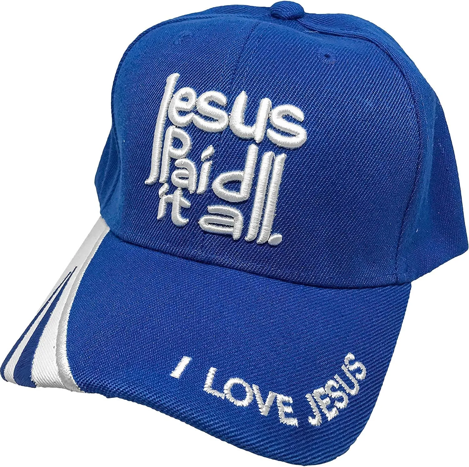 Black Duck Brand "Jesus Paid It" All I Love Jesus Adjustable Baseball Cap (Multiple Colors Available)