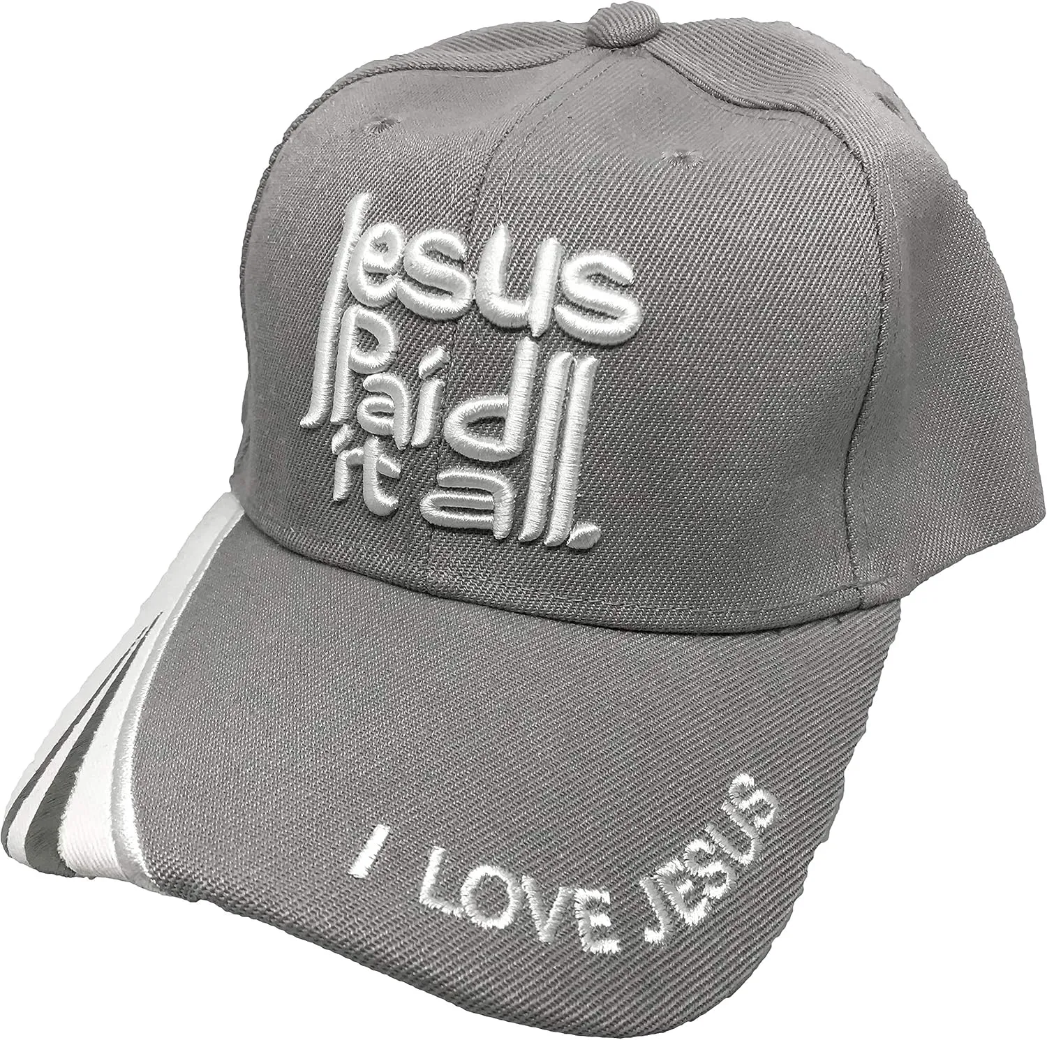 Black Duck Brand "Jesus Paid It" All I Love Jesus Adjustable Baseball Cap (Multiple Colors Available)