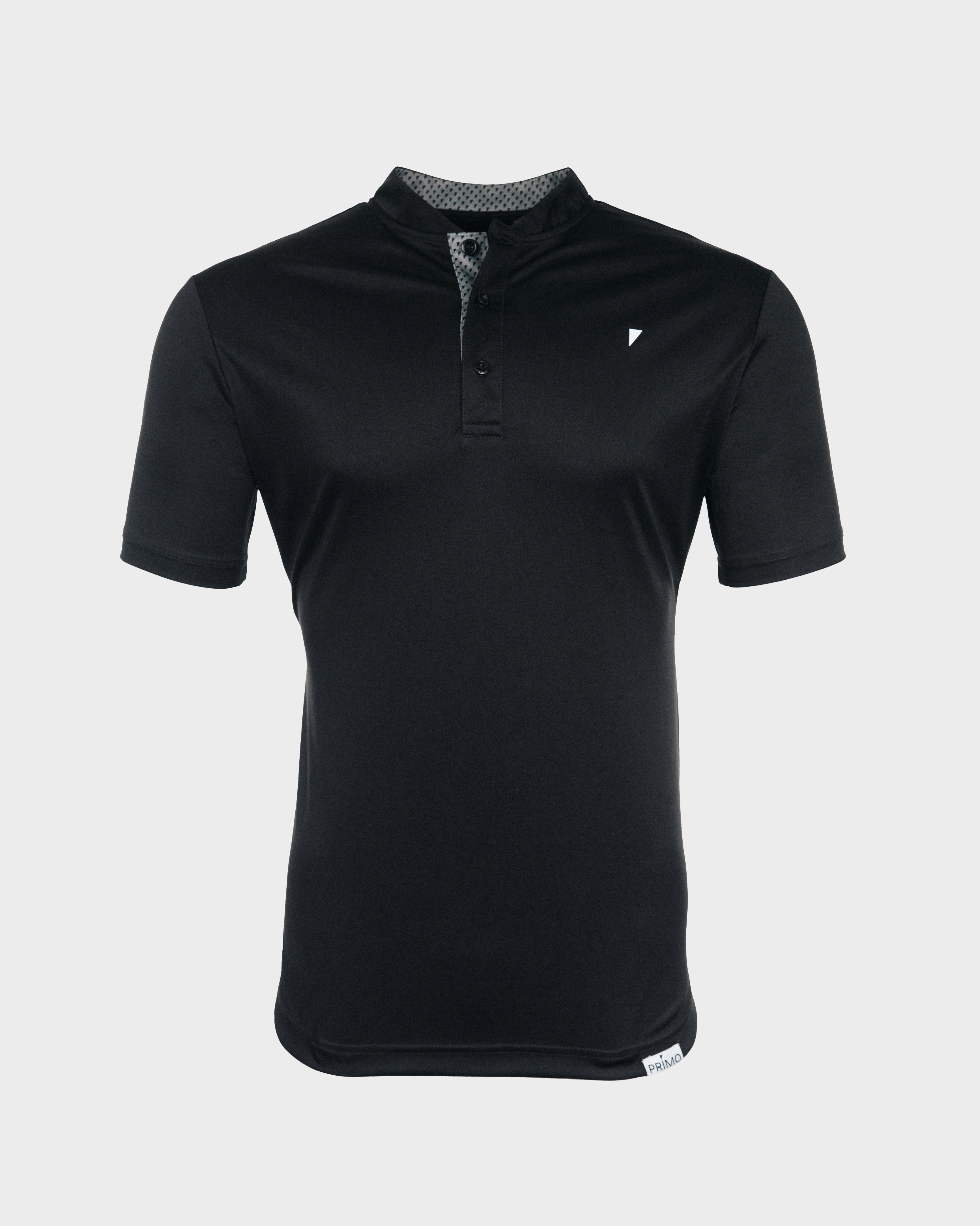 Black Blade Polo Breathable Material