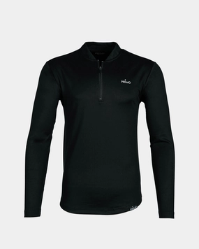 Black Blade Quarter Zip Lightweight Weave Material Buttery Soft Feel