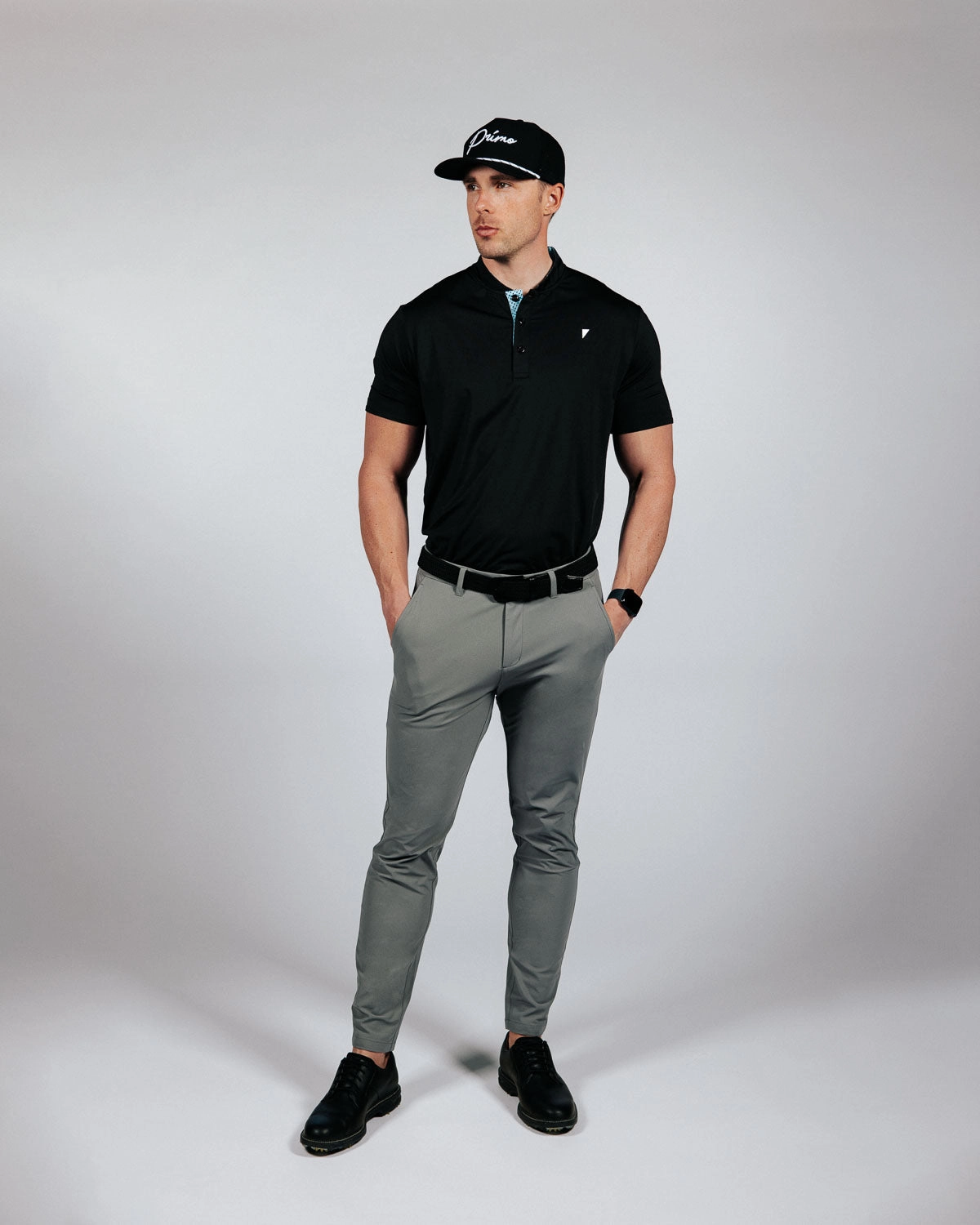 Black Ice Blade Polo AntiSnag Fabric