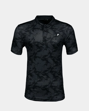 Black Splatter Blade Polo ElasticTrimming NonFadeFinish