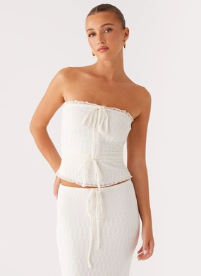 Blakely Tube Top - Ivory Comfortable fit
