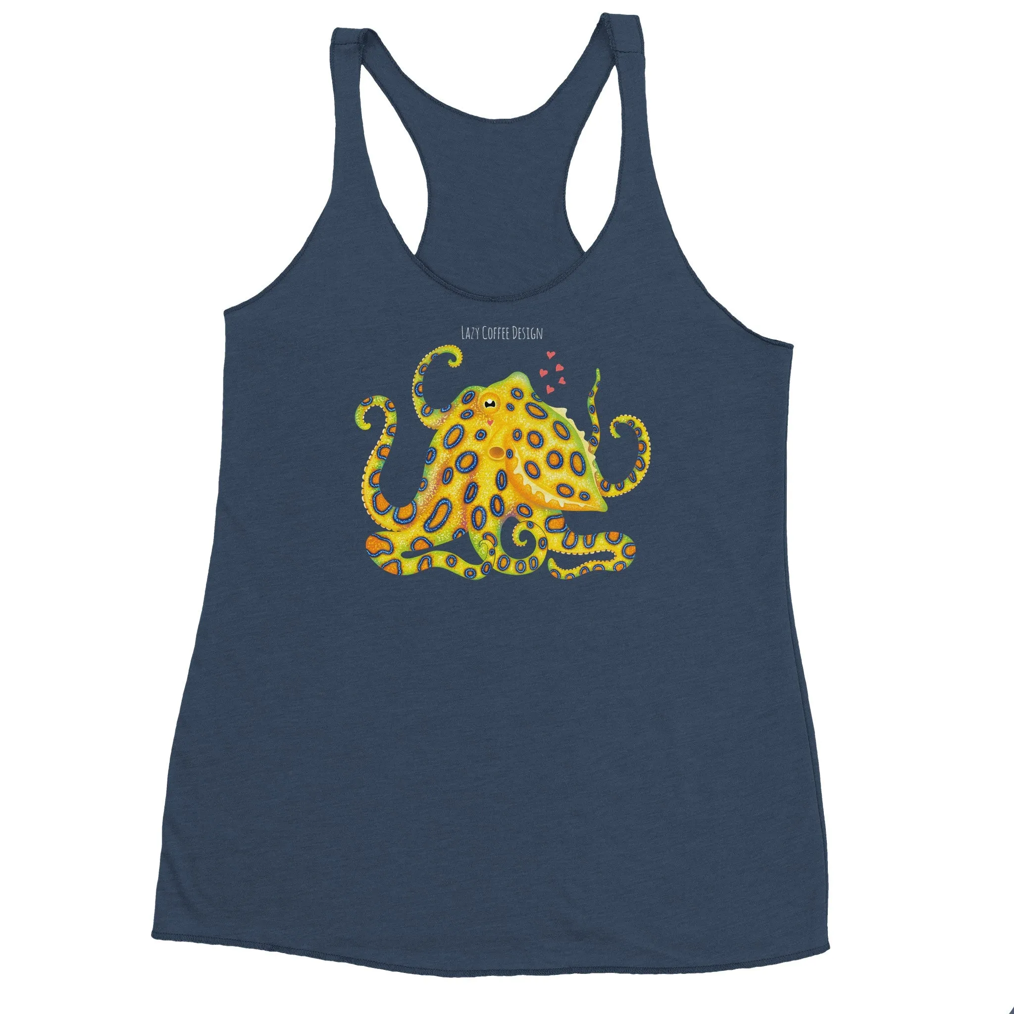 Blue Ringed Octopus Women's Racerback Tank Top