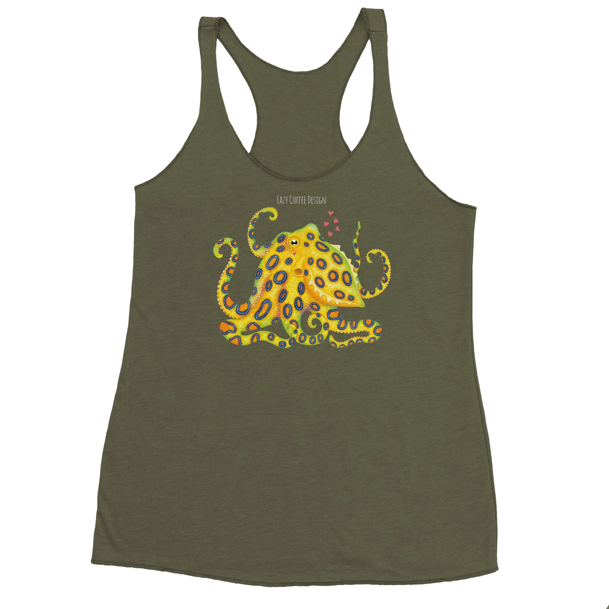 Blue Ringed Octopus Women's Racerback Tank Top