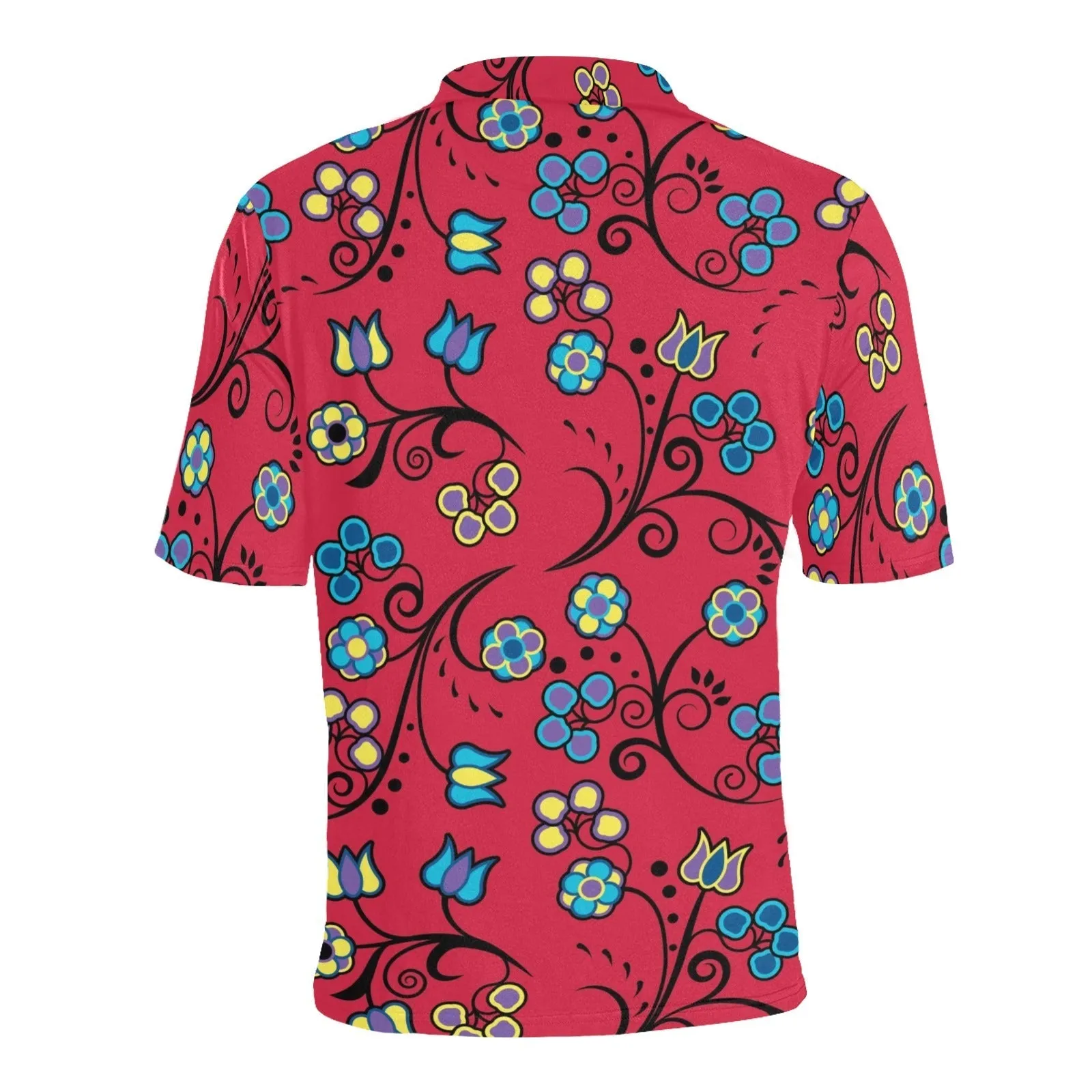 Blue Trio Cardinal Men's Polo Shirt