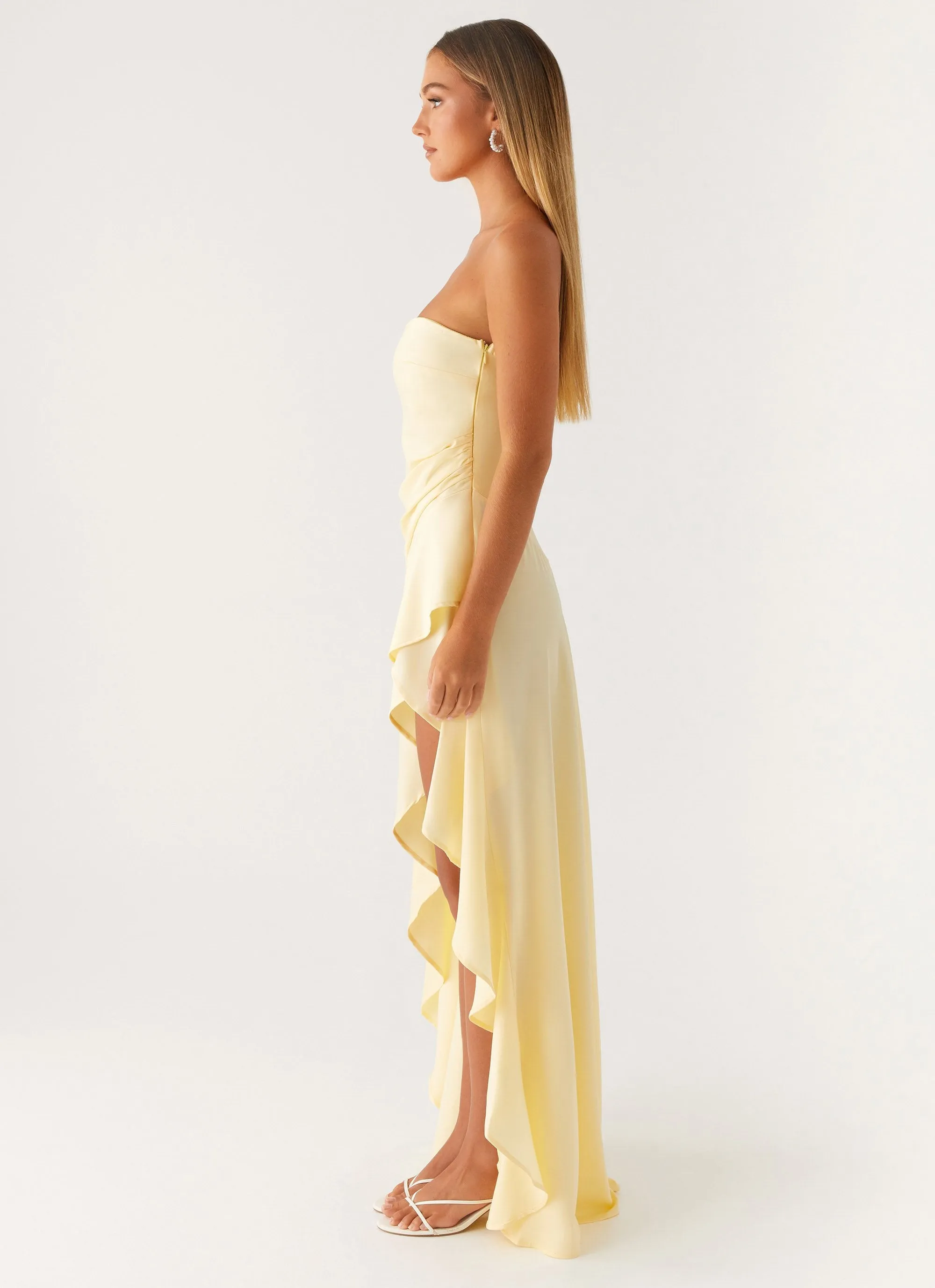 Relax Fit Bodie Maxi Dress - Pastel Yellow