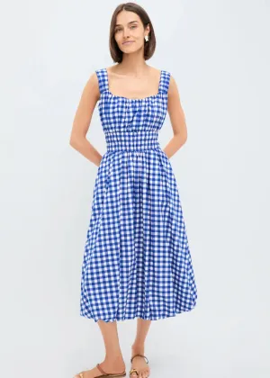 Sea NY Neci Gingham Tank Dress Breathable Style