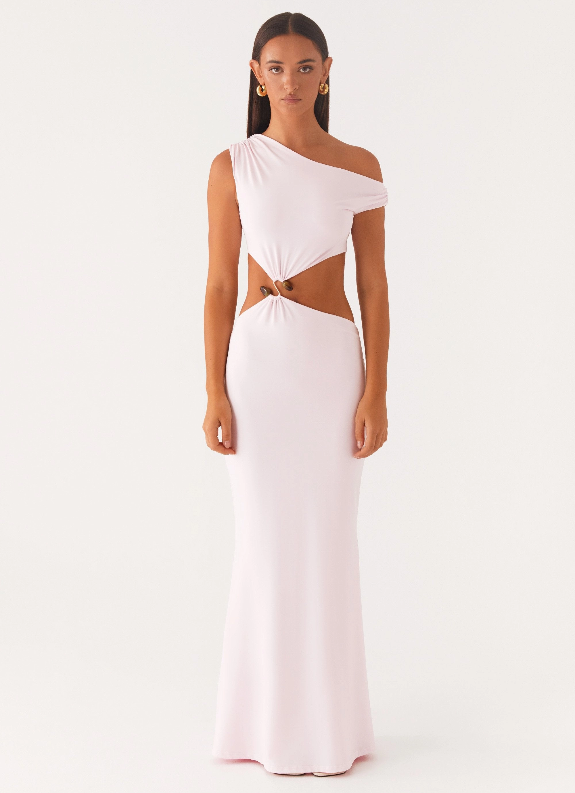 Soft Presence Polished Design Veronica Maxi Dress - Pink