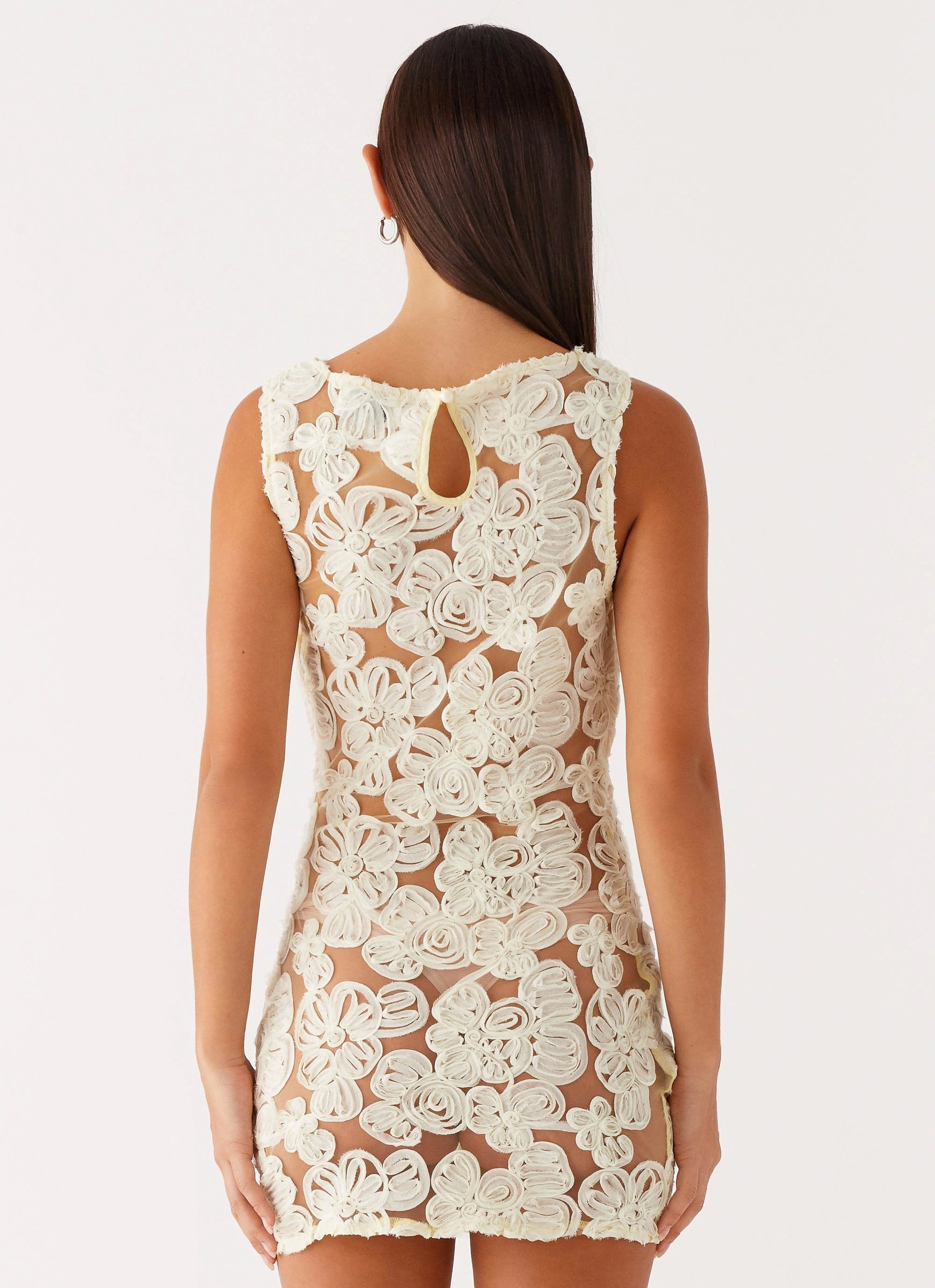 Candace Mini Dress - Yellow High Waist Sleek And Stylish