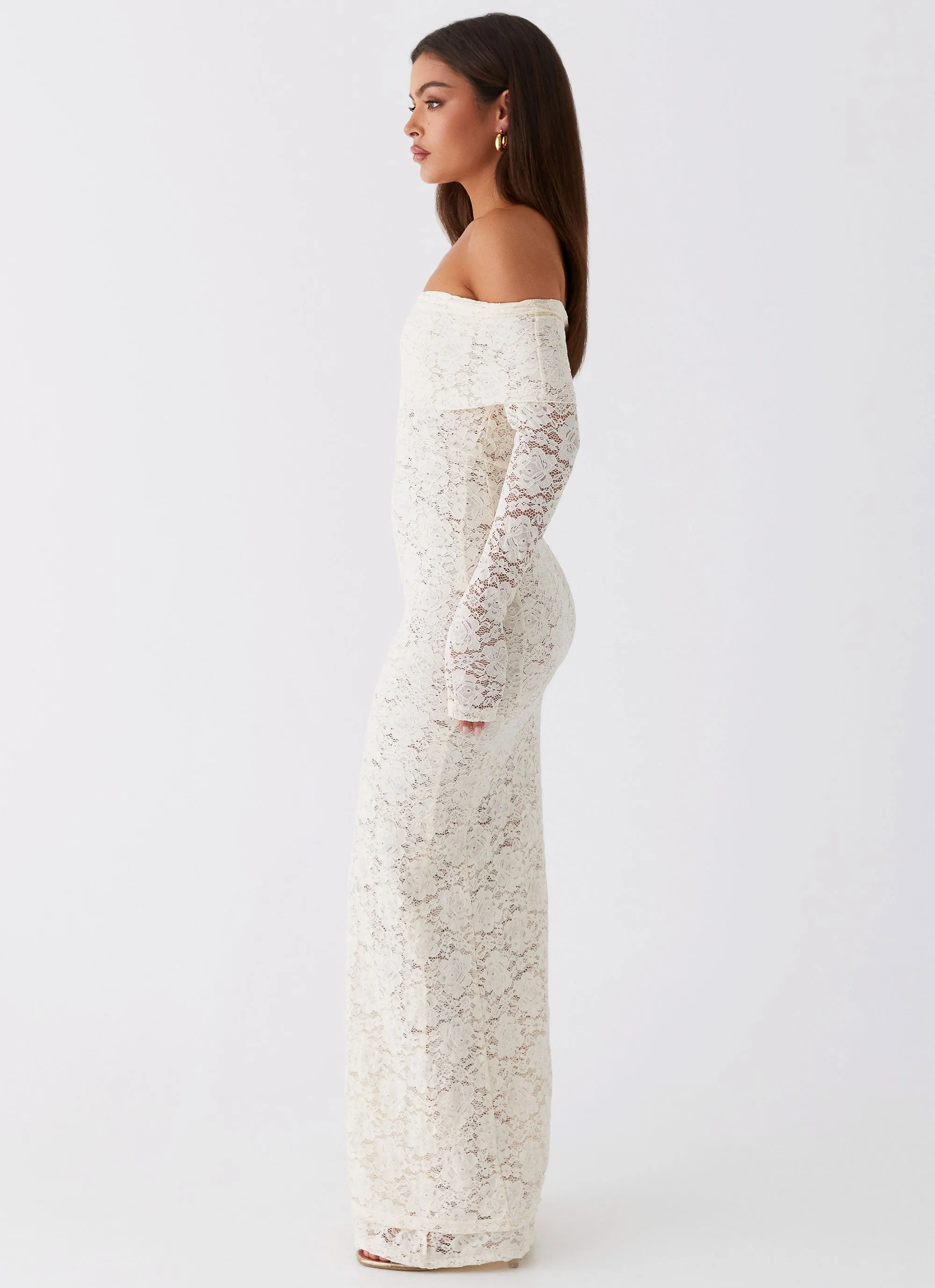 Sister Glow Yours Always Lace Maxi Dress - Ivory