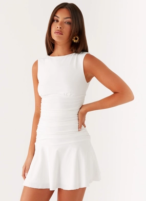 Kelda Mini Dress - White Bold Style
