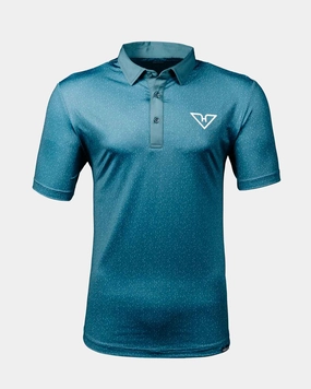 No Iron Fabric HyFlyers Slate Flecks Polo