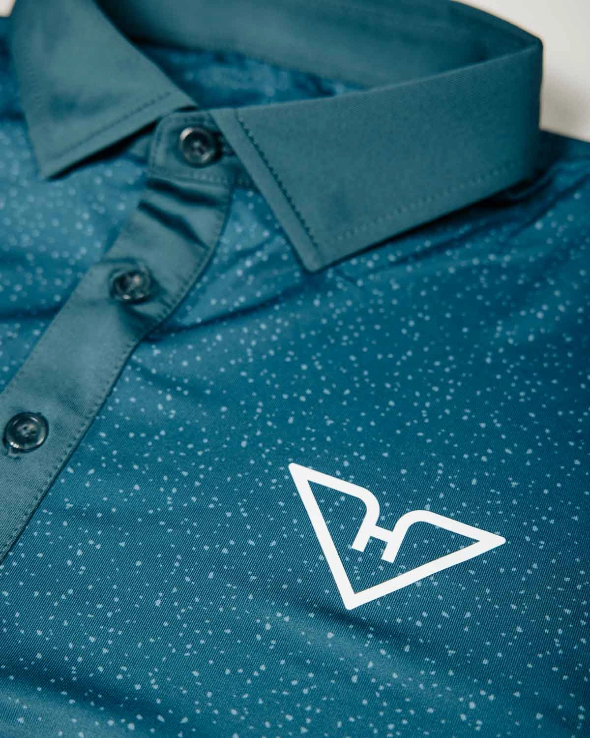 Breathable Design TaglessComfort HyFlyers Slate Flecks Polo