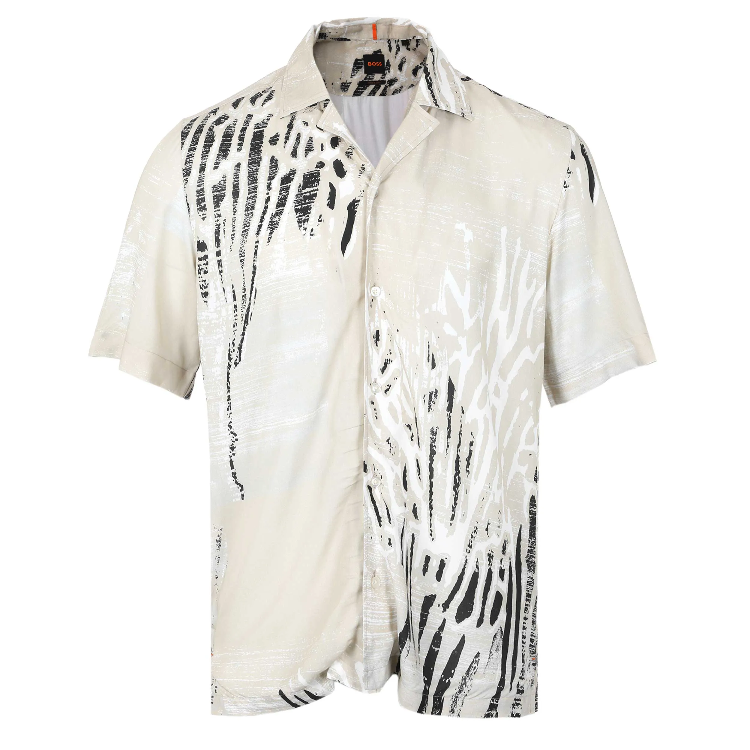 BOSS Rayer SS Shirt in Light Beige