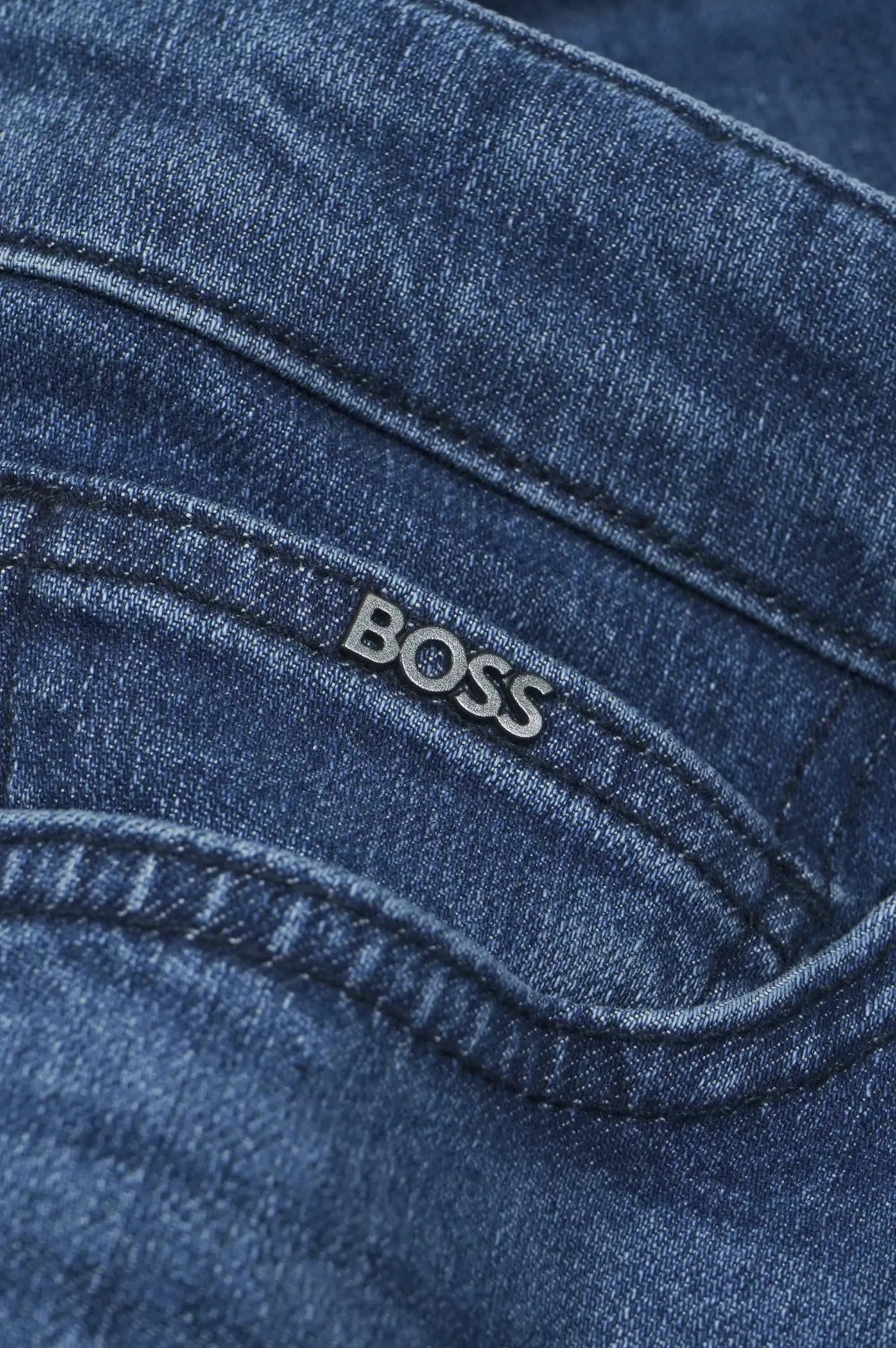 Boss Slim Fit Delaware Jeans - Navy