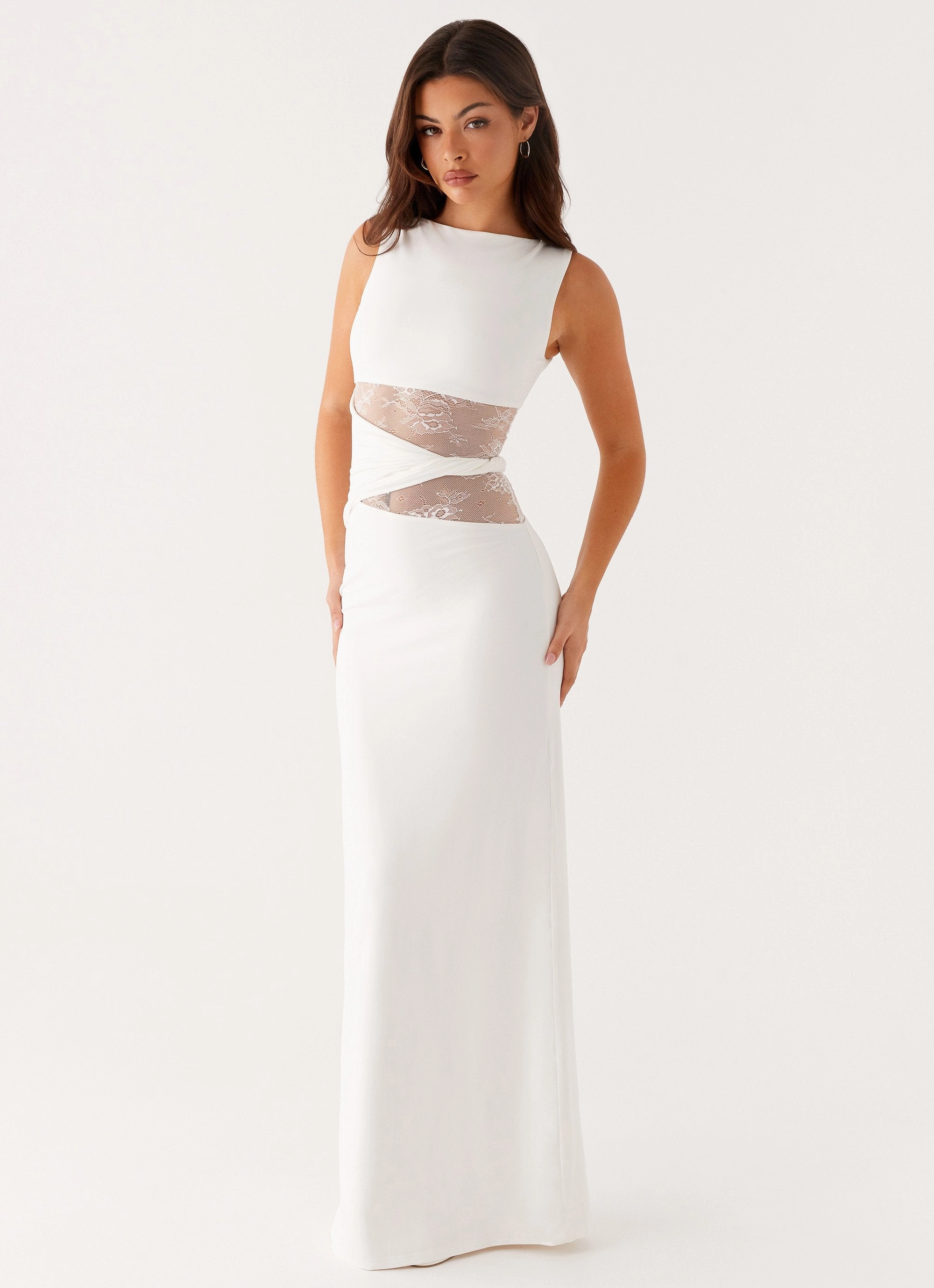 Effortless Elegance All Season Style Karma Maxi Dress - White