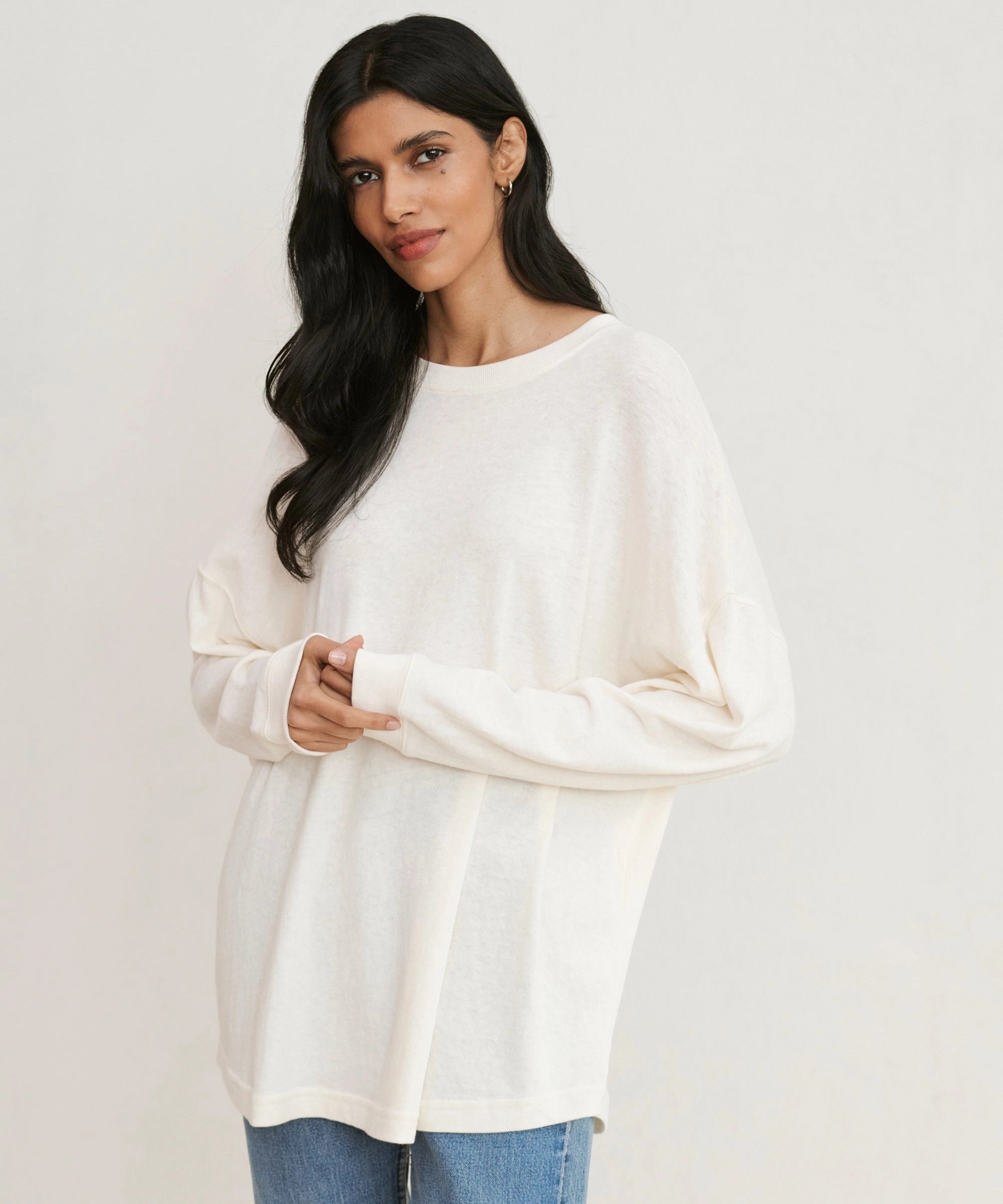 Boyfriend Long-Sleeve Tee NonChafingTrim