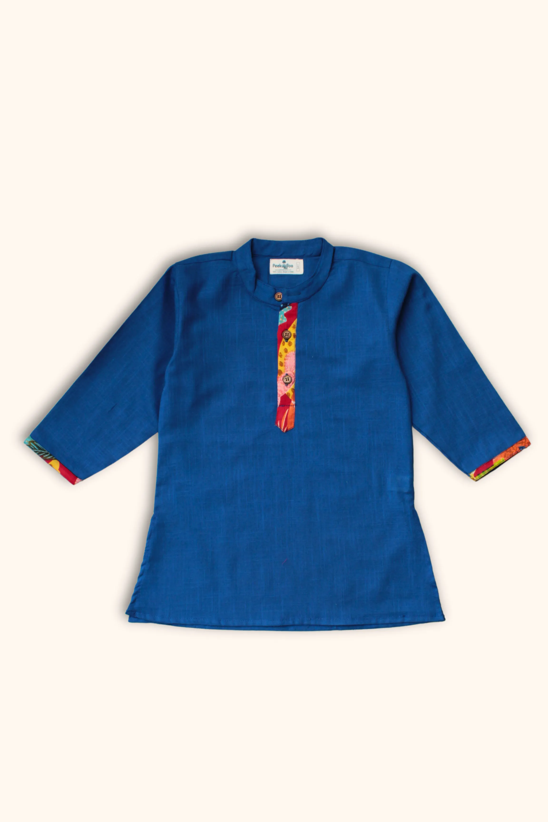 Boys Pathan Kurta Pant & Jacket 3 piece ethnic clothing set - Yellow