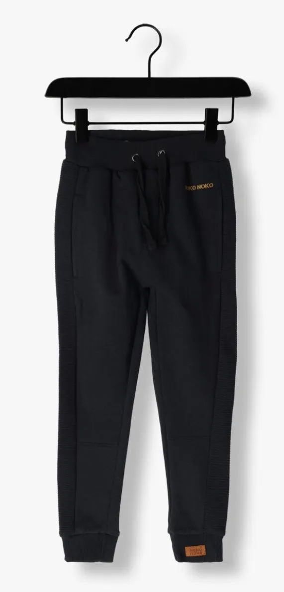 Boys Slim Fit 100% Cotton Joggers in Navy: Size  2 to 12 Years