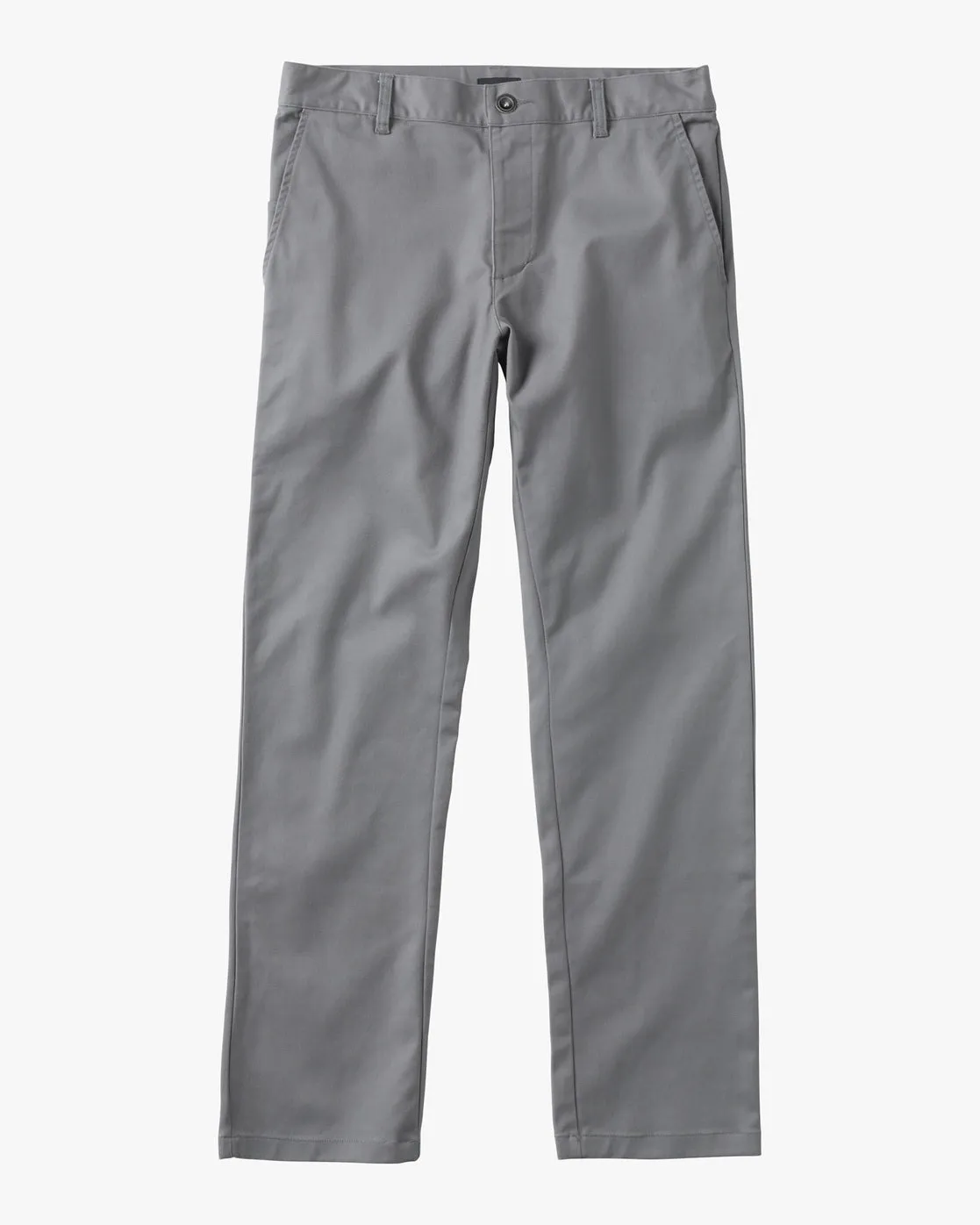 Boys Weekday Stretch Straight Fit Pant - Smoke