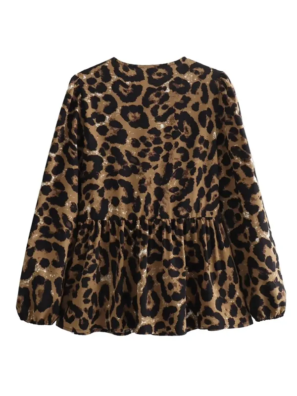 Braelyn Women's Street Fashion Bow Long Sleeve Shirt