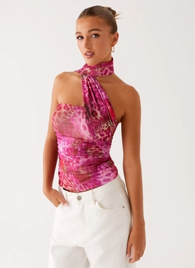 Breaking News Top - Lavender Lagoon TemperatureRegulating Fabric TumbleDryFriendlyMaterial