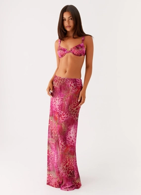 Camellia Maxi Skirt - Lavender Lagoon Movement Ease