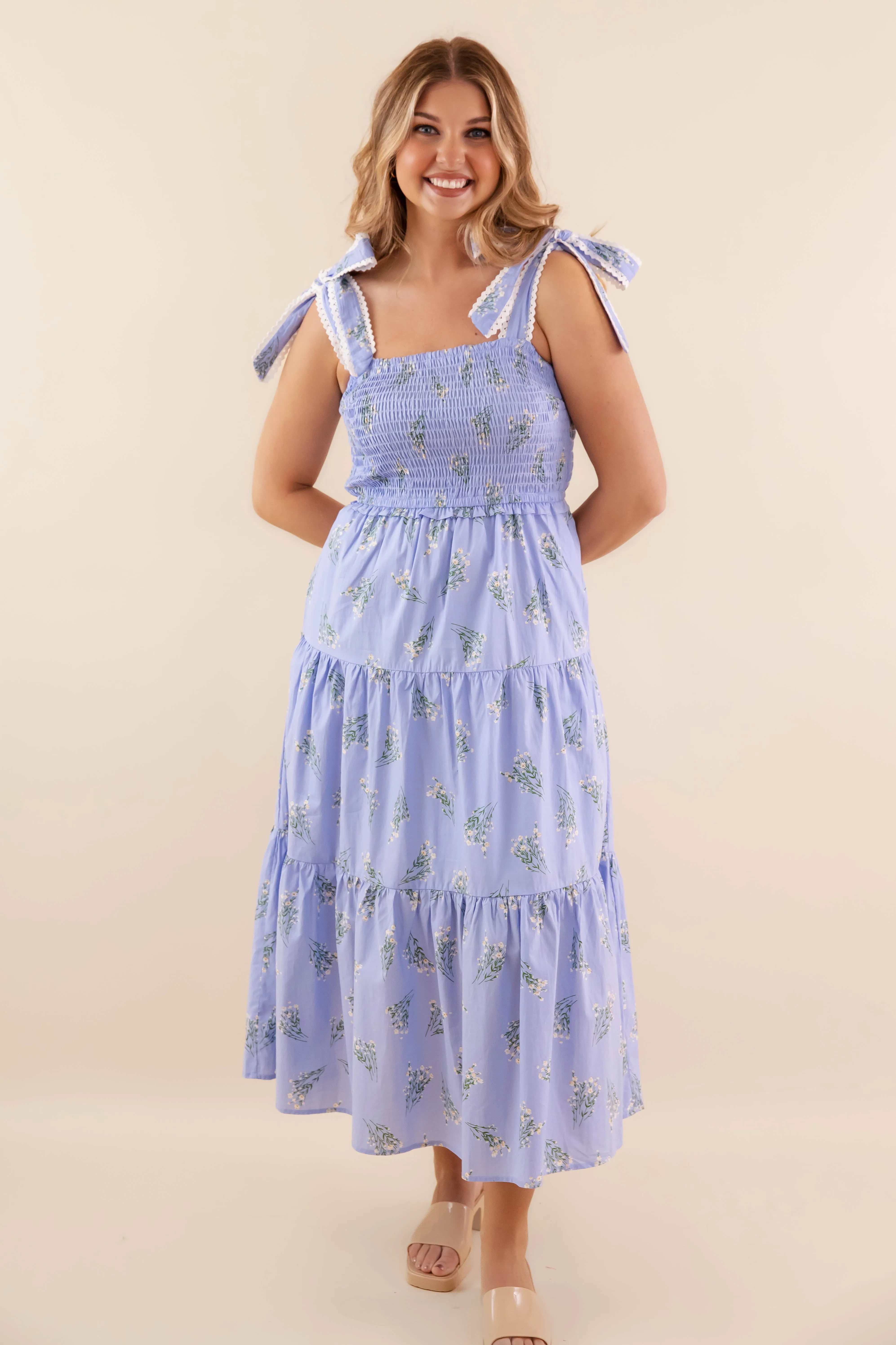 Dear Friend of Mine Midi Dress Natural Flow