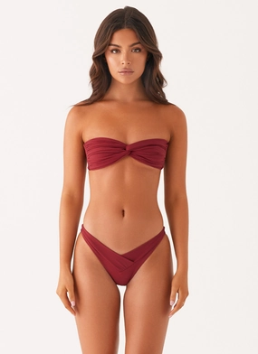 season Delta Bikini Bottoms - Mulberry