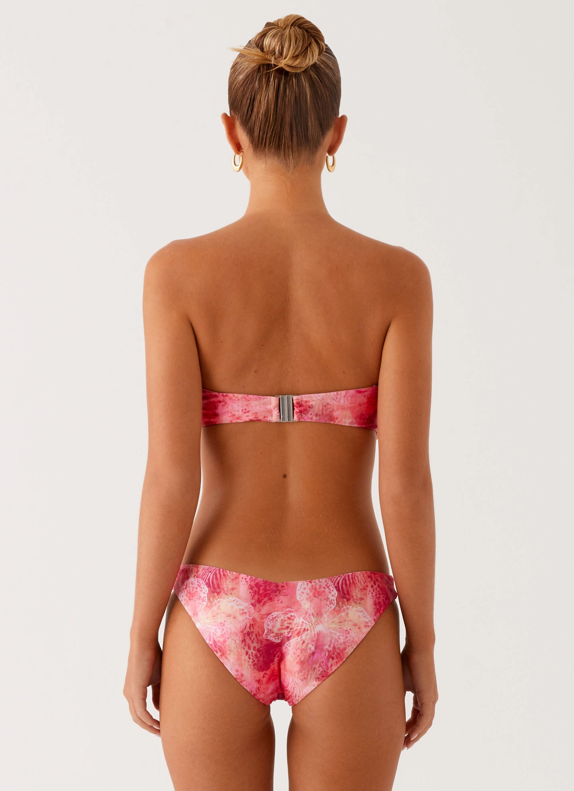 Delta Bandeau Bikini Top - Flamingo Fling Affordable Striped