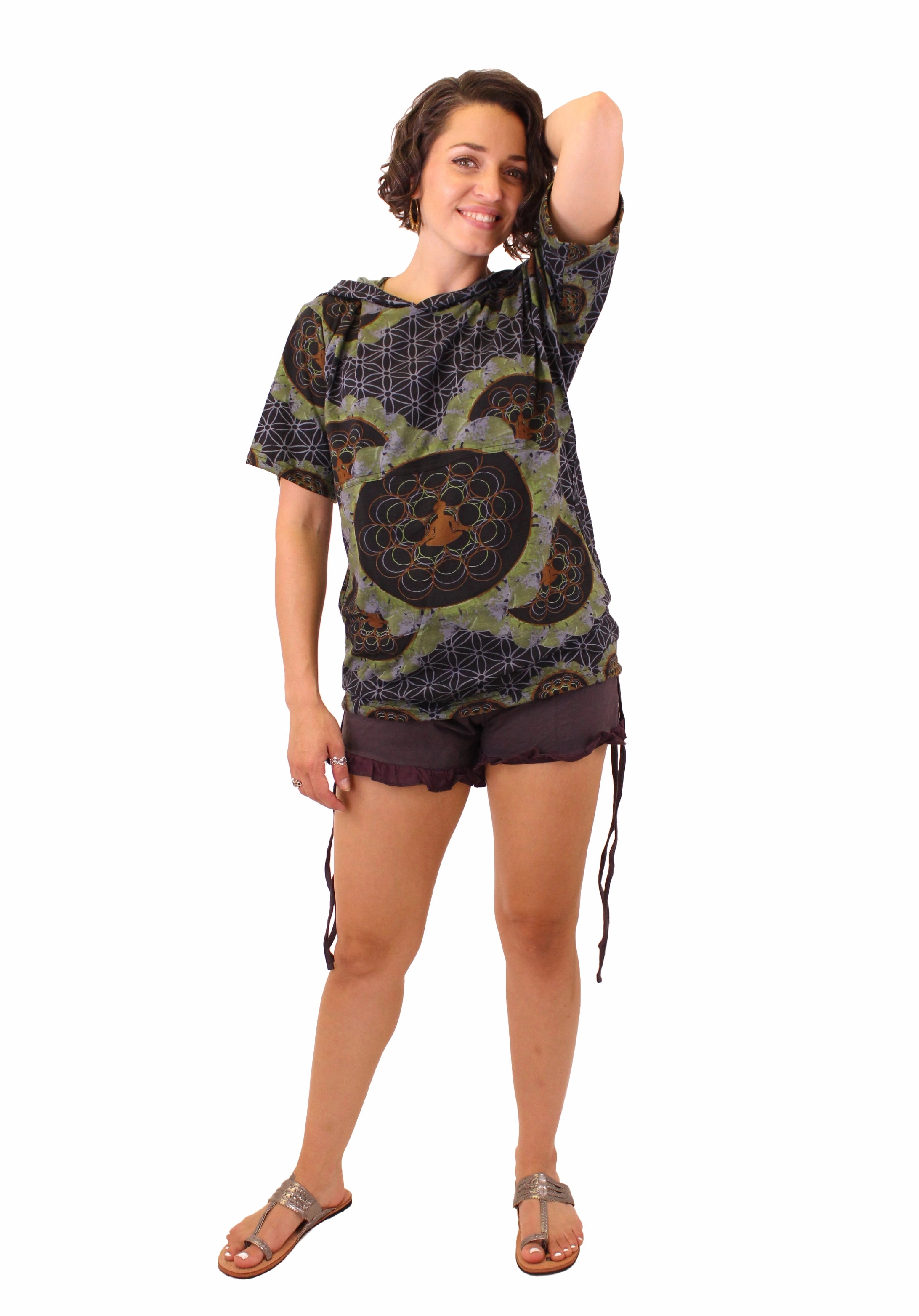 Illuminated Lucid Tee Wrinkle resistant fabric Anti Static Cloth Blend