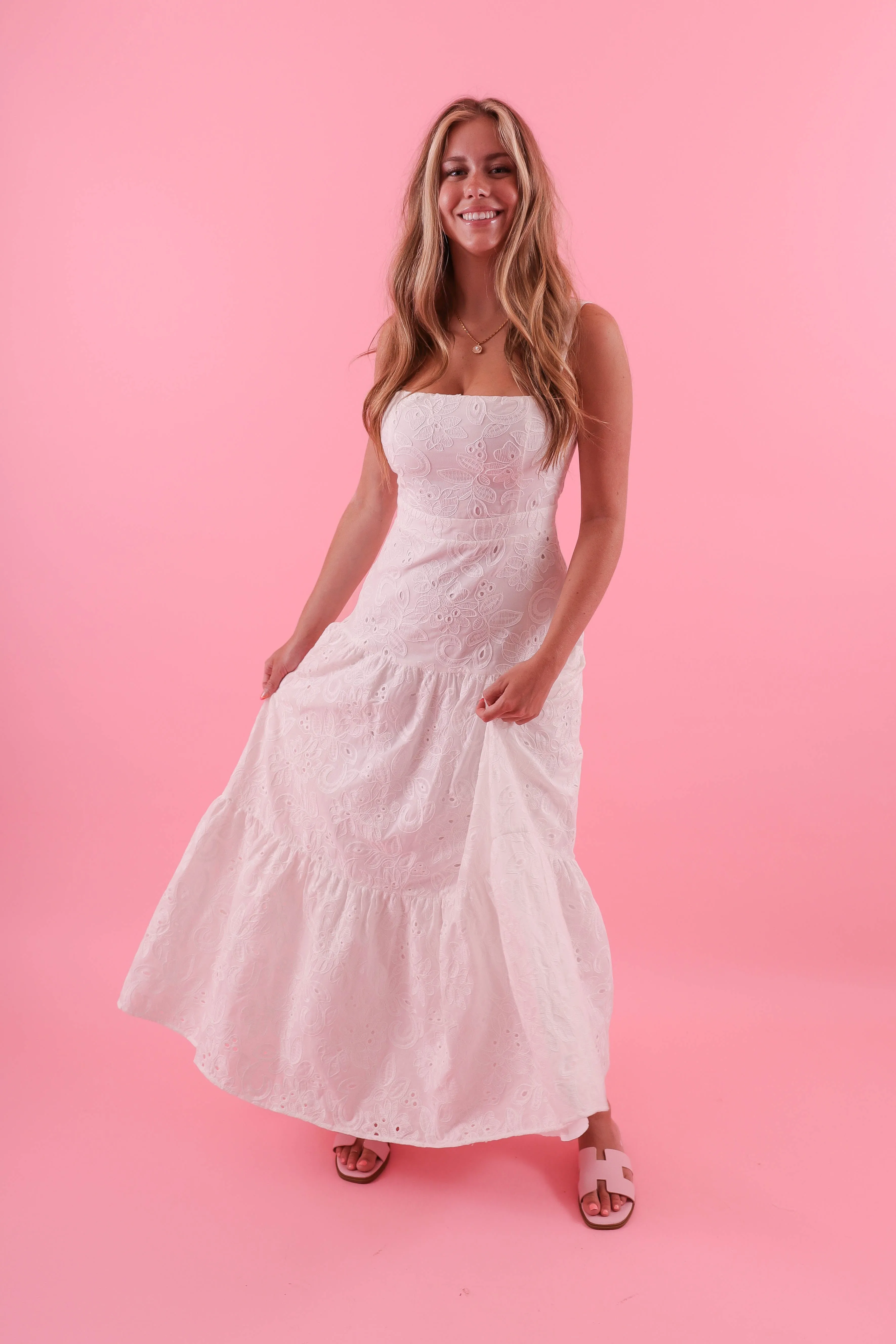 Tactile Feel Sophisticated Appeal Doing My Best Maxi Dress