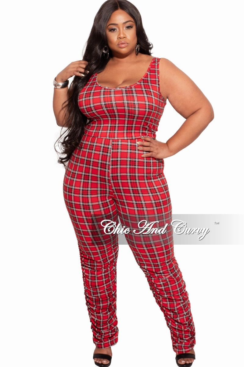 Final Sale Plus Size Crop Top with Ruched Pants Set Casual Wearable MoistureControlLiner