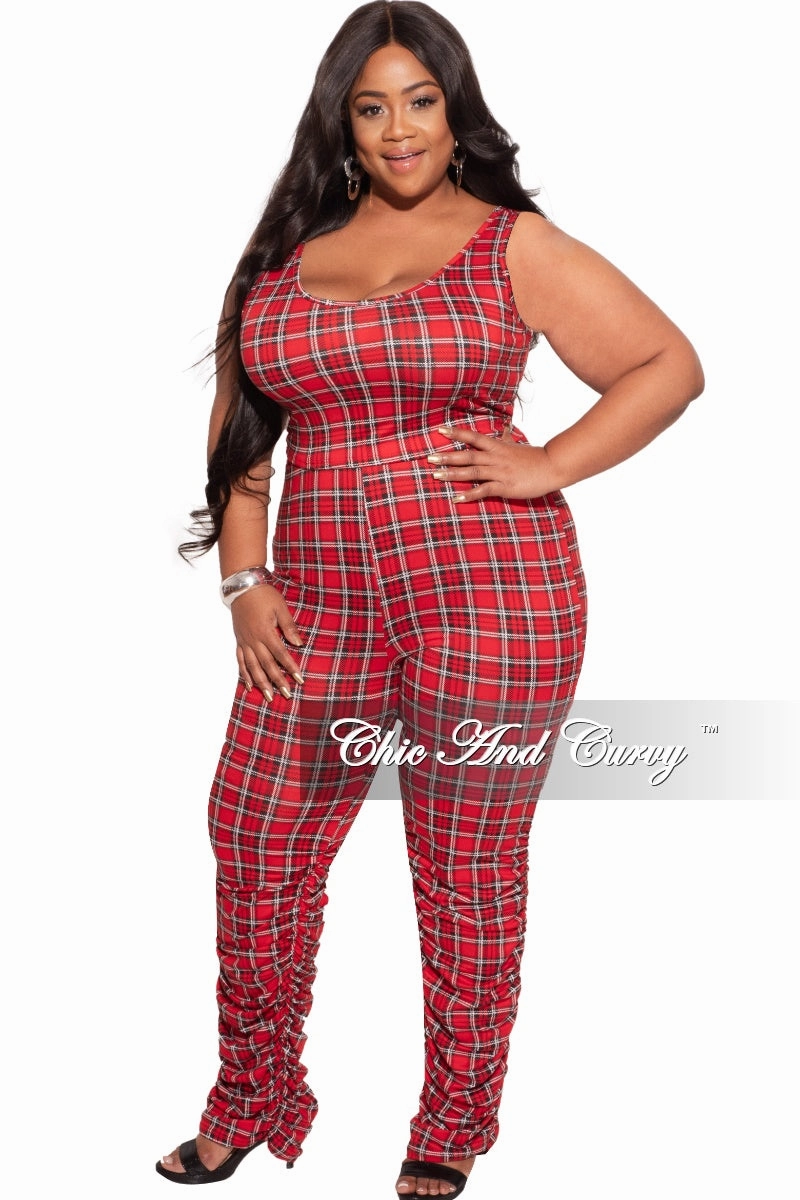 Chic Vibe Final Sale Plus Size Crop Top with Ruched Pants Set