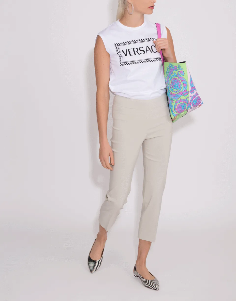 Brigitte Straight Leg Side Slit Pant