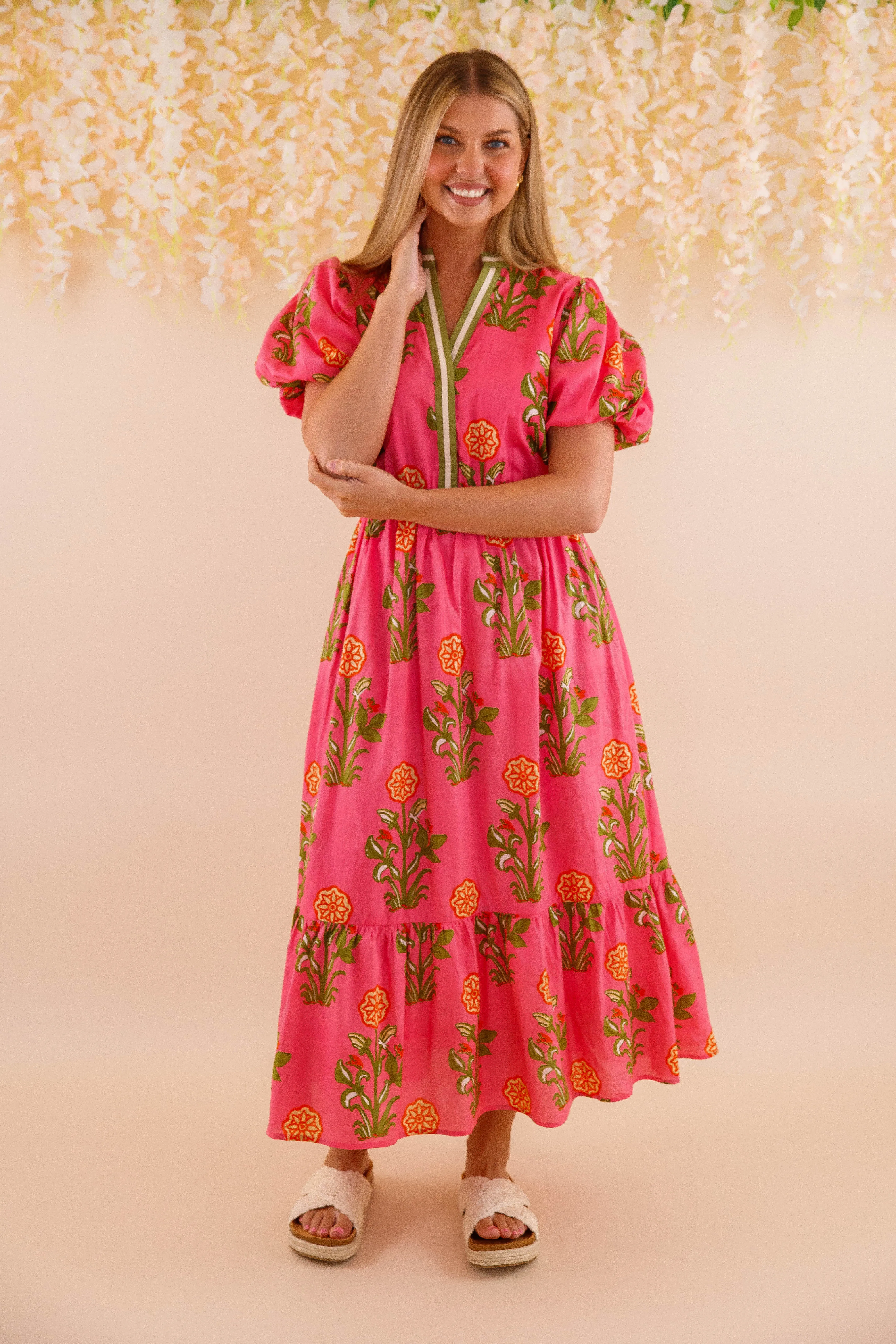 Airy Feel Bloom Soft Bring Me Back To Life Midi Dress