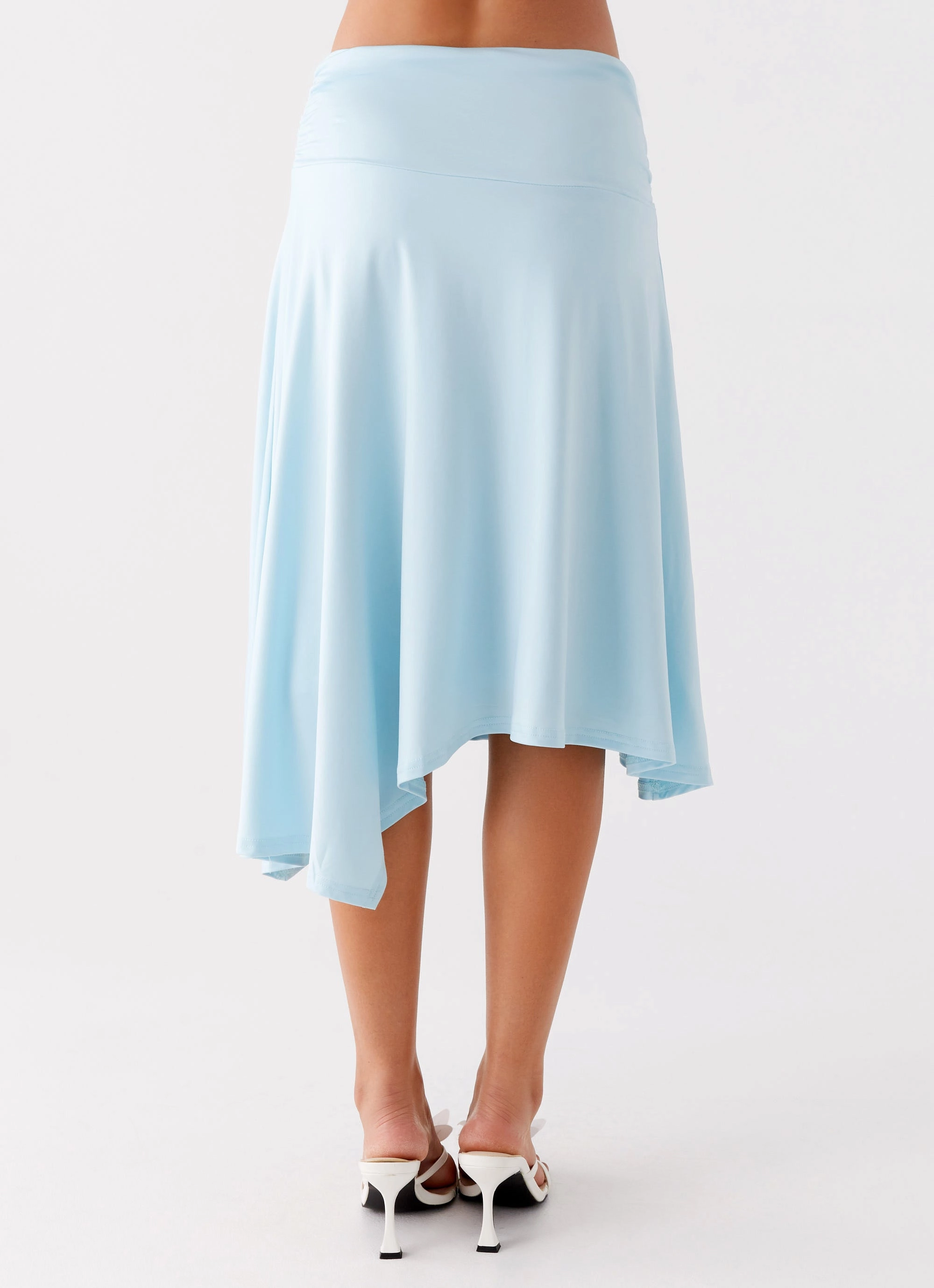 Brisa Midi Skirt - Turquoise Core Basic
