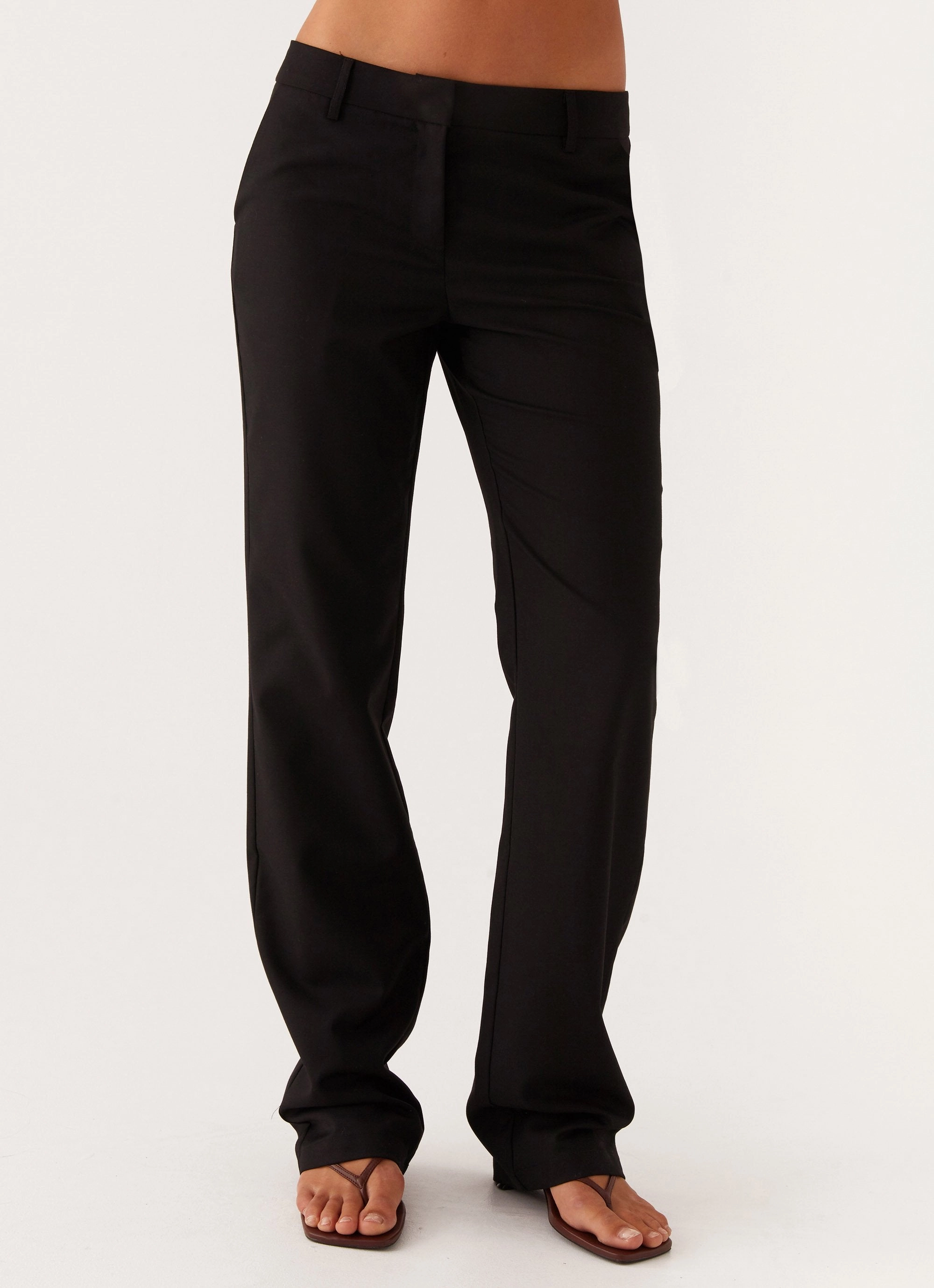 Casual Edge All Season Wear Britley Fitted Trouser - Black