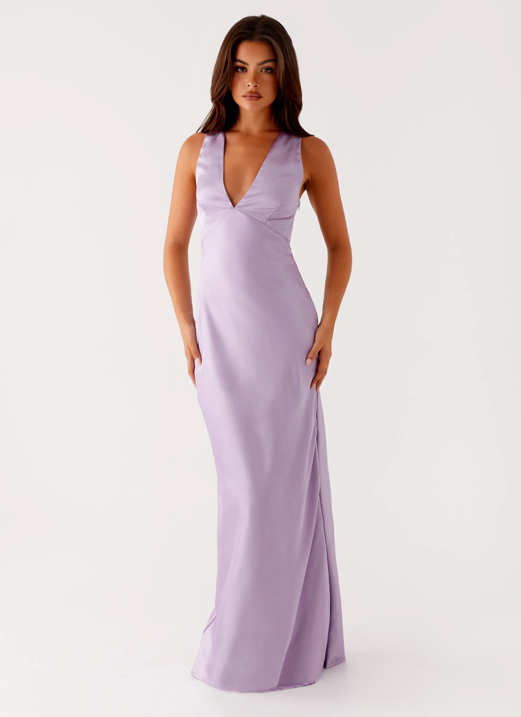 Brody Maxi Dress - Lilac Breathable-Lining