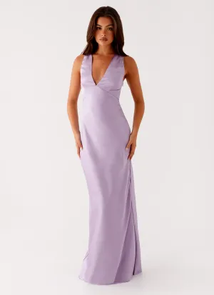 Brody Maxi Dress - Lilac Breathable-Lining