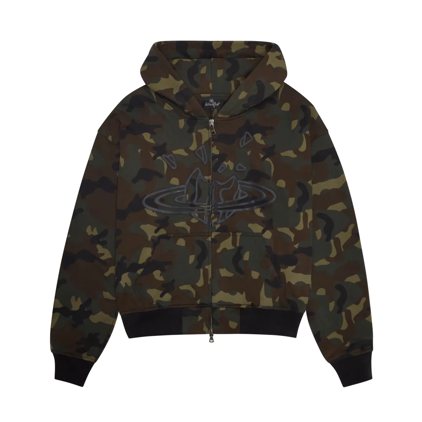 Broken Planet Camo Planet Zip Up Hoodie