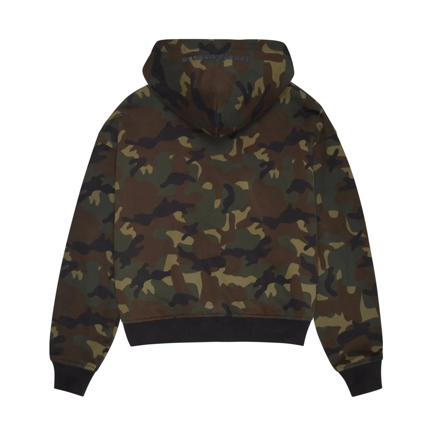 Broken Planet Camo Planet Zip Up Hoodie