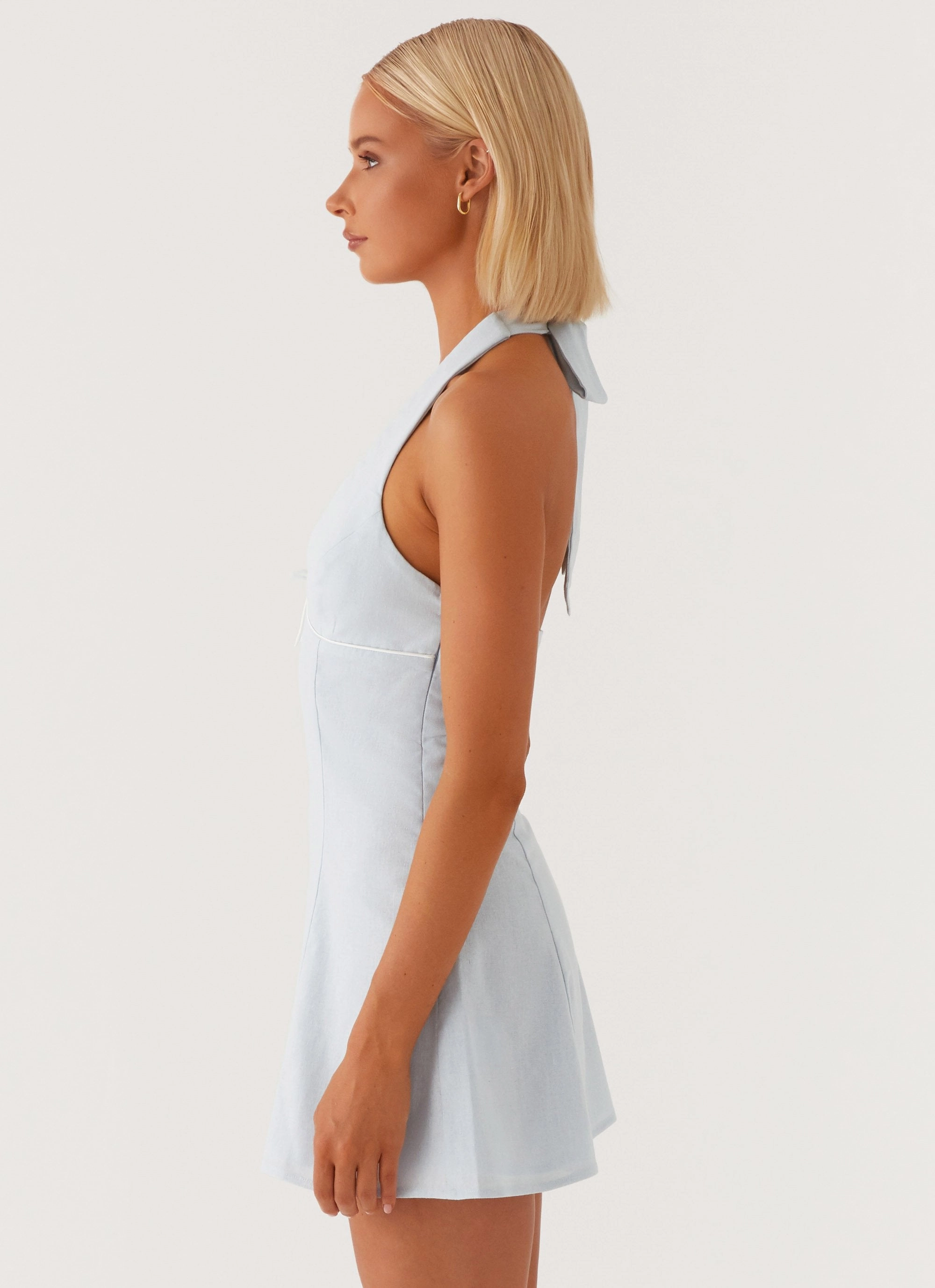 Neutral Feel Bronte Mini Dress - Blue