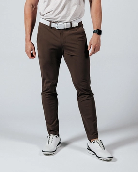 Cozy Material Sustainable Material Blend Brown Traditional Pants
