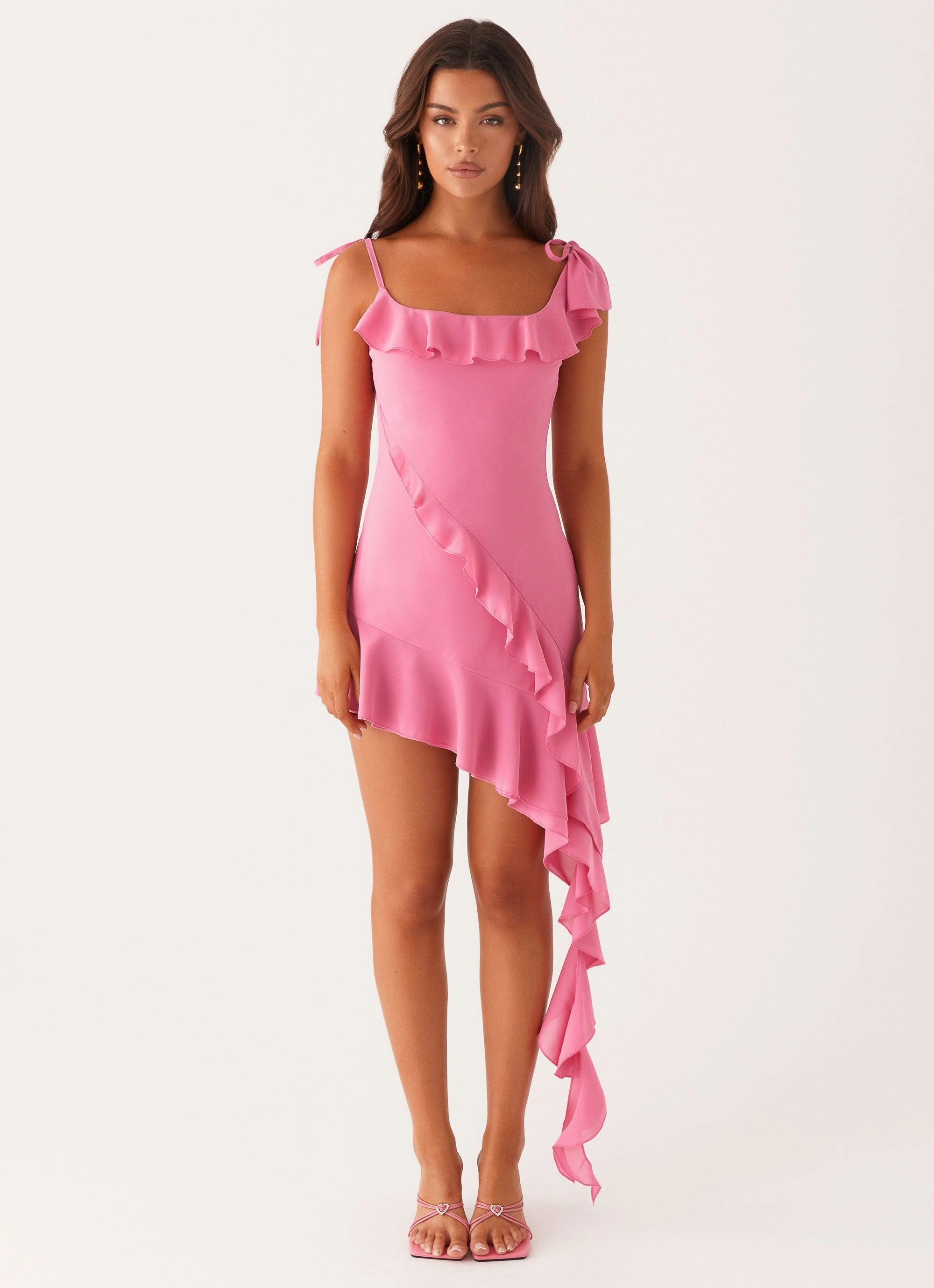 Soft and Light Brylee Mini Dress - Fuchsia