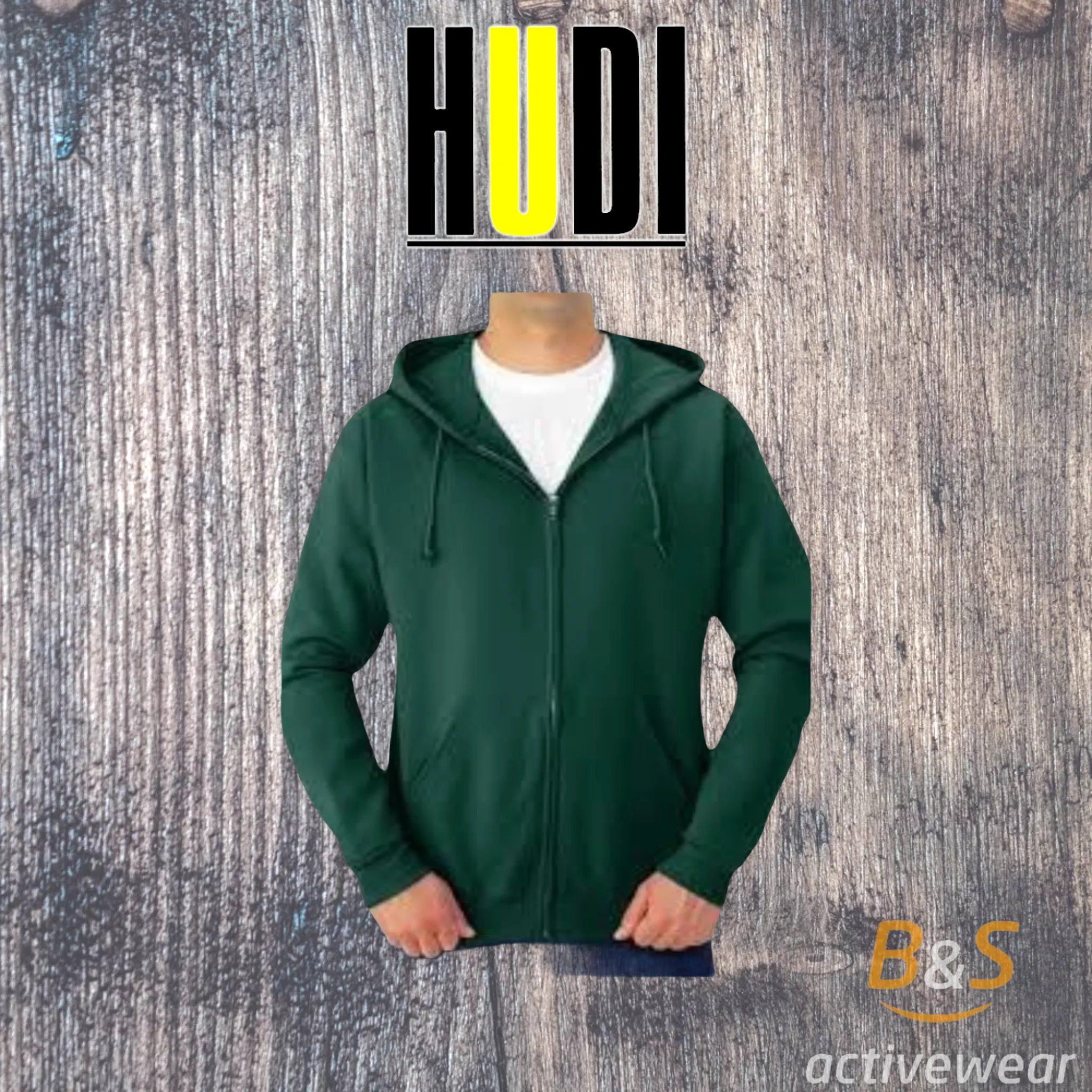 BSI 908 H - 10.5oz Heavy Duty Zip-up Hoodie With Brushed Fleece Interior