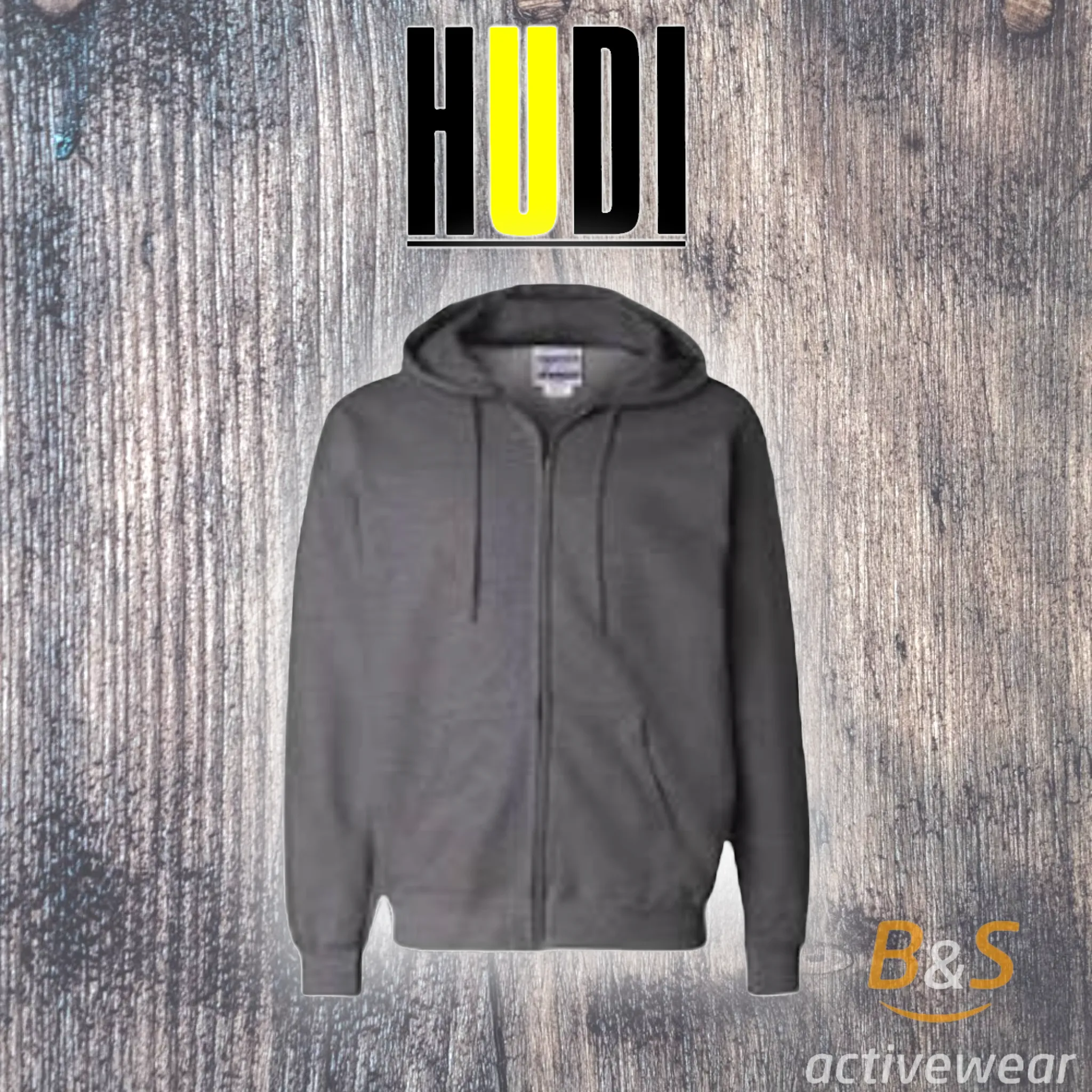 BSI 908 H - 10.5oz Heavy Duty Zip-up Hoodie With Brushed Fleece Interior