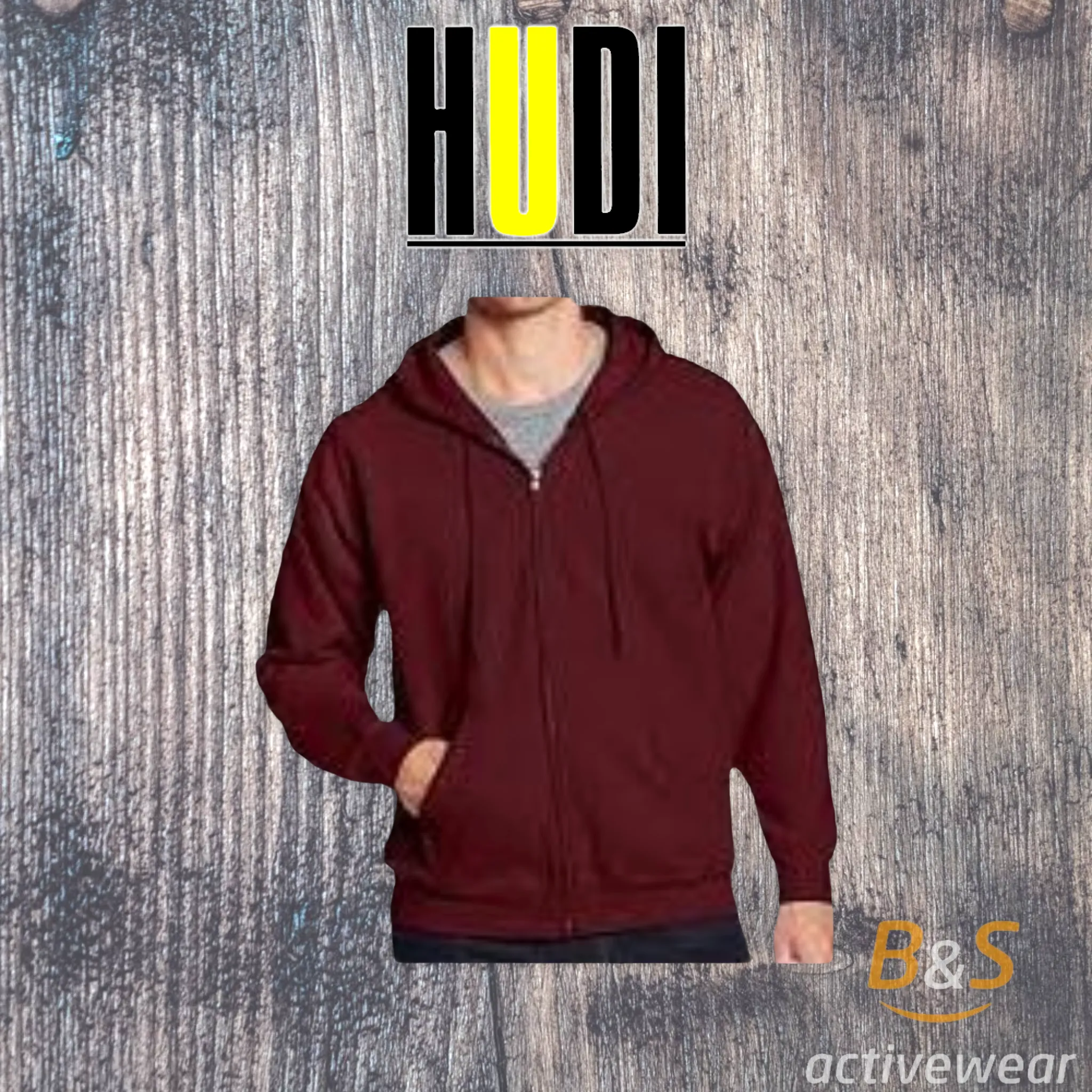 BSI 908 H - 10.5oz Heavy Duty Zip-up Hoodie With Brushed Fleece Interior